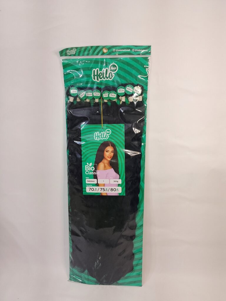 Hello Hair Bio Classic – Fibra Orgânica Premium | Estilo Delicious | Cor 1 | 320g